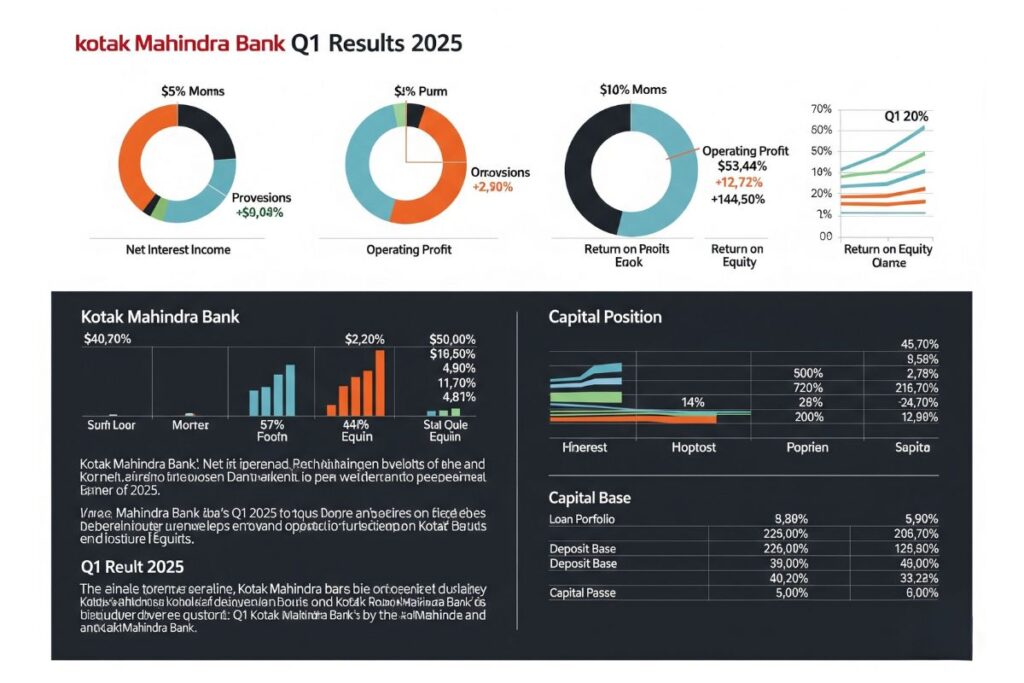 Kotak Mahindra Bank Q1 Results 2025 financial performance summary